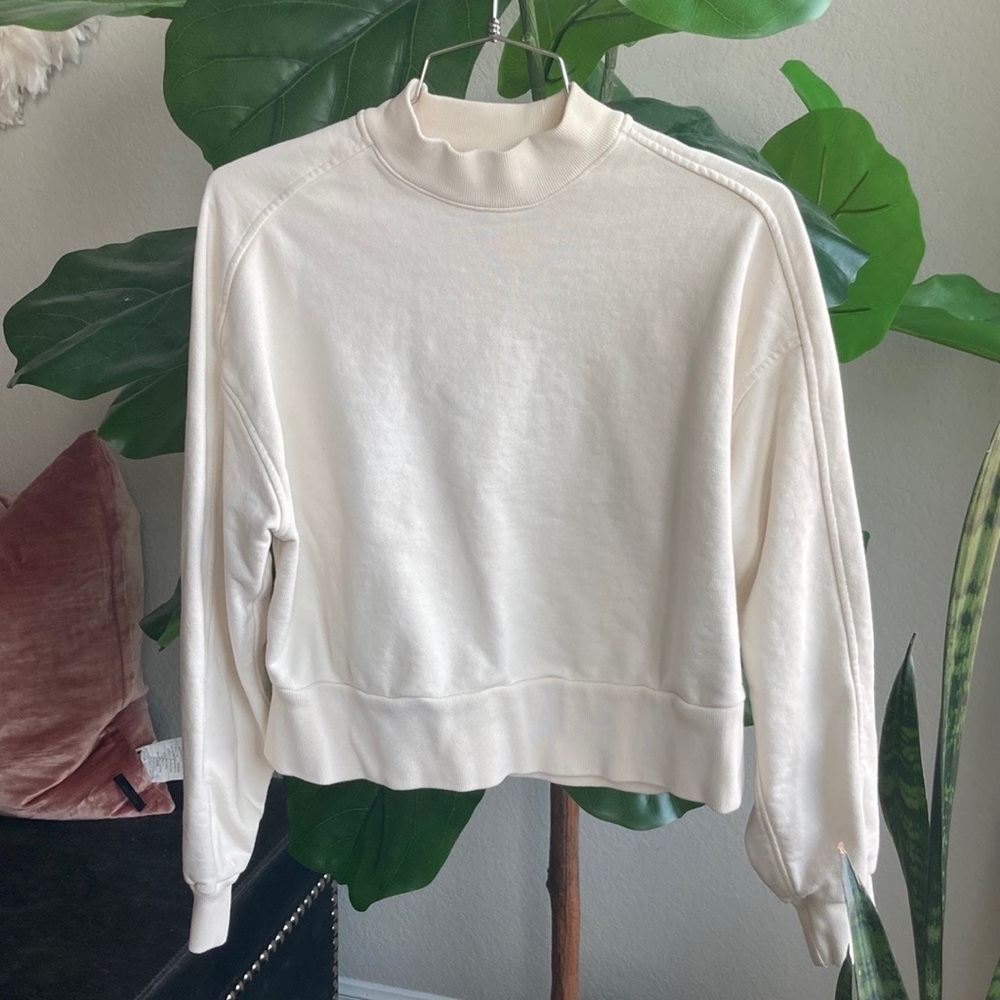 Everlane Women's Organic Cotton Sweatshirt - Cream / Ivory